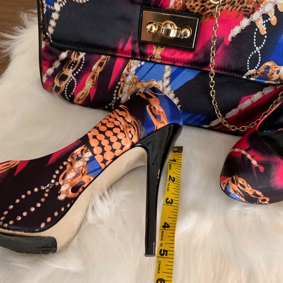 ALDO Kemler Heels with matching clutch Size 38 - Picture 5 of 8